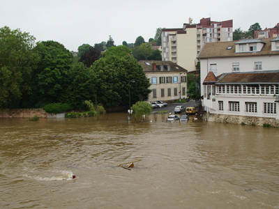 Inondation à Corbeil Essonne