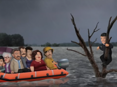 Vidéo têtes à claques inondation Canada