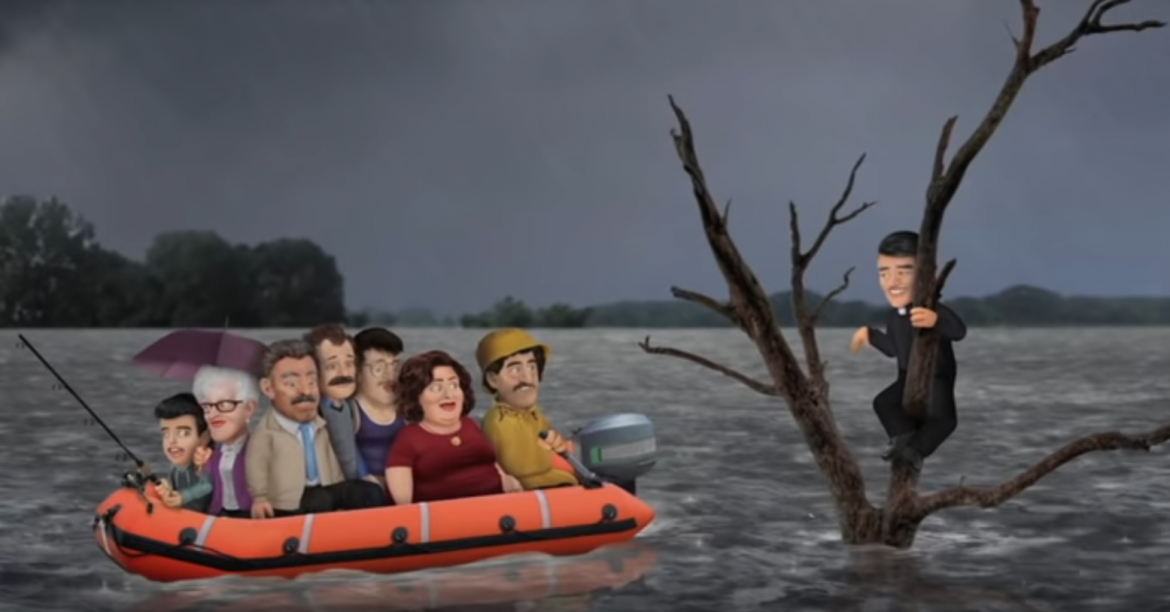Vidéo têtes à claques inondation Canada